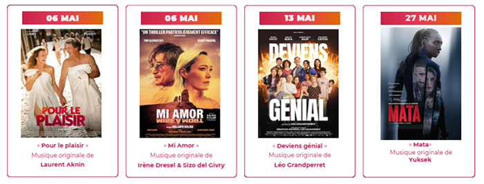La Sacem soutient - FILMS SOUTENUS À RETROUVER EN SALLE en mai 2026